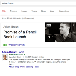 Google Testing New Live Video Events in Google Search Results