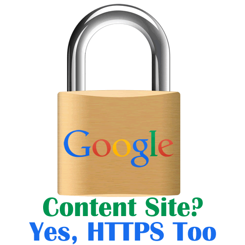 HTTPS as Ranking Signal Affects Content Sites Too