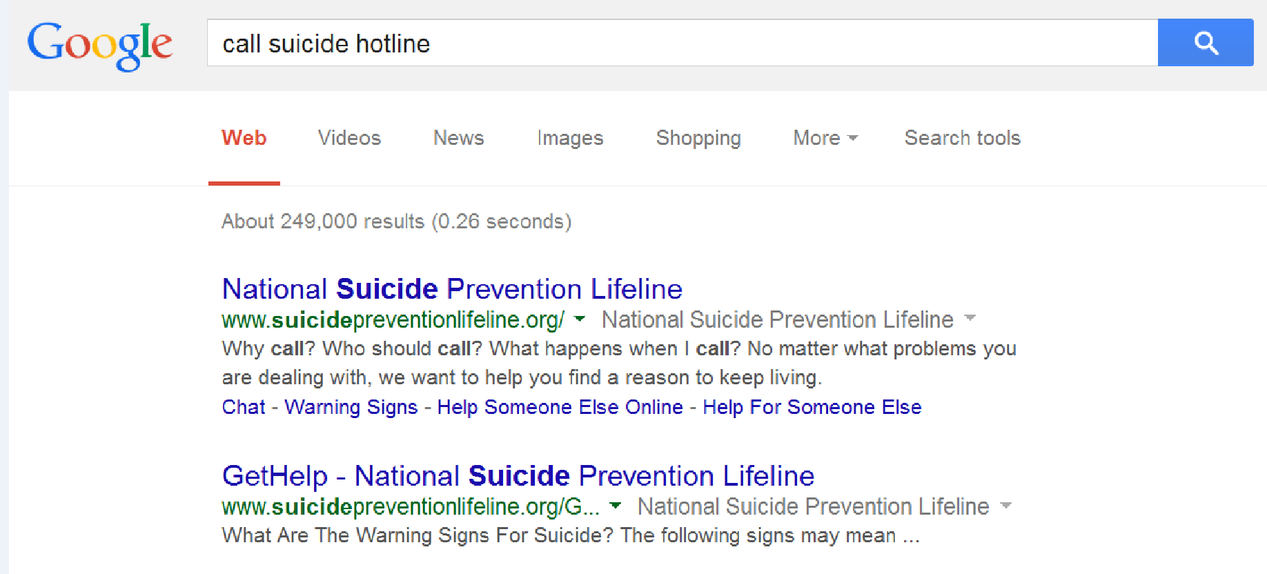 Less Visibility For Emergency Queries in Google Answer Boxes