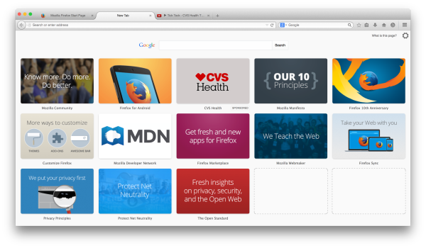 Mozilla Firefox Will Display Ads on Homepage & New Tabs