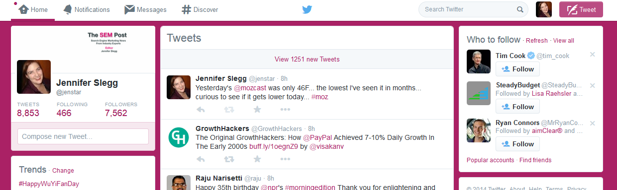 twitter old look tweet