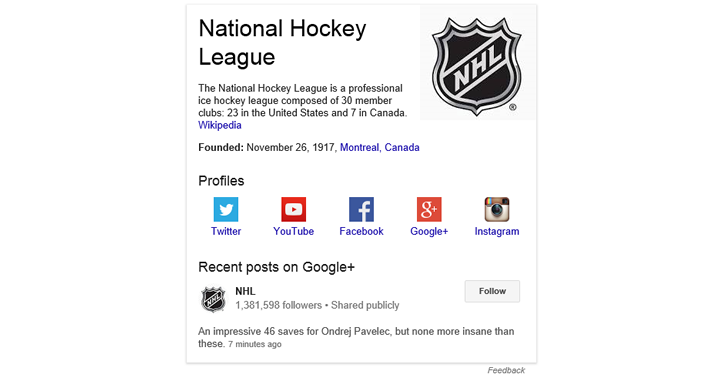Brands Can Now Include All Social Media Profile Links in Google Knowledge Graphs