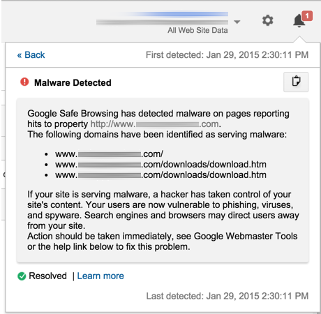 Google Adds Site Malware Warnings to Google Analytics