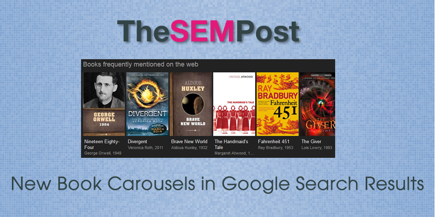 Google Adds New Book Carousel Feature to Search Results