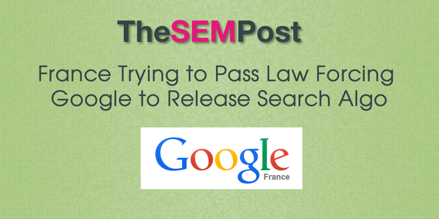 France Wants to Force Google to Reveal Search Algorithm