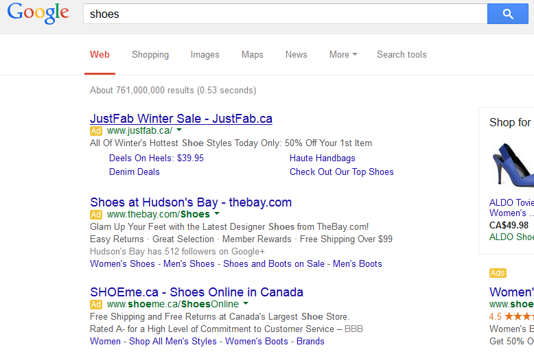 google shoes ad