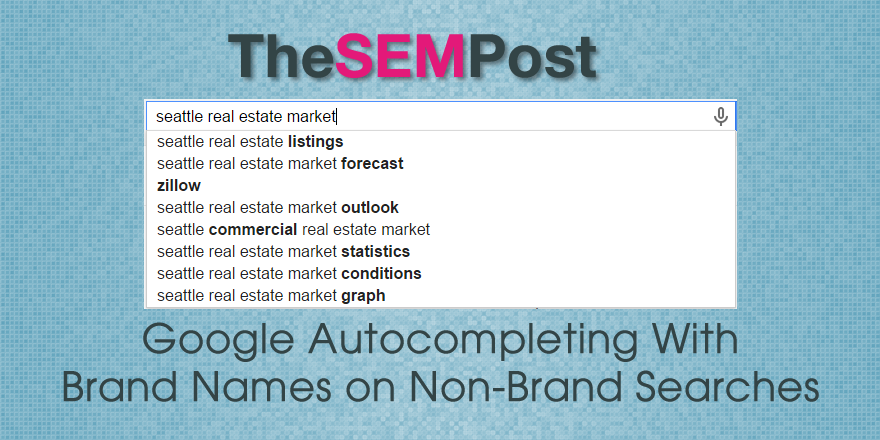 google suggest brand in non brand search header