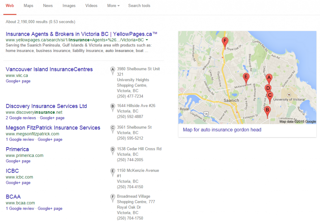 local search white space 2