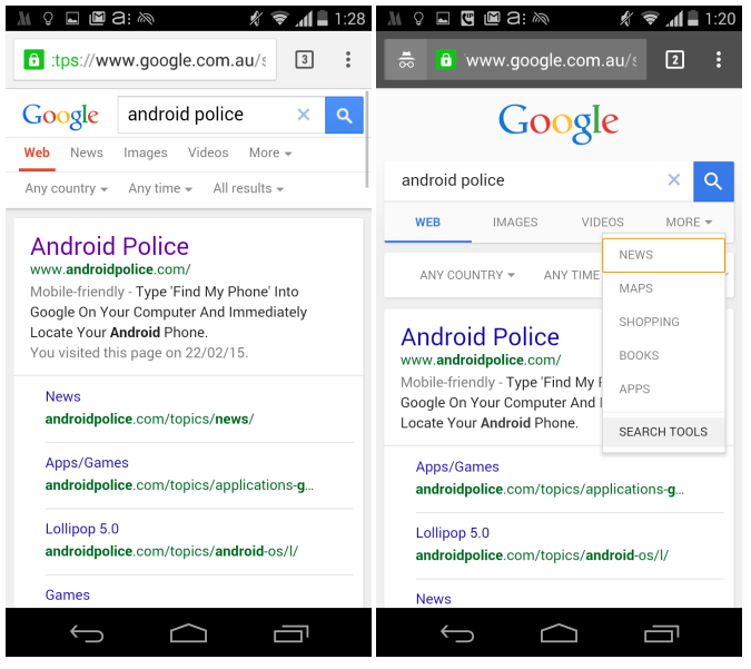 Google Testing Desktop-Style Mobile Search Results