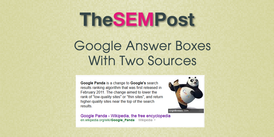 panda answer box