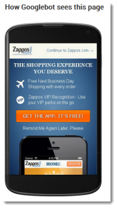 Zappos site