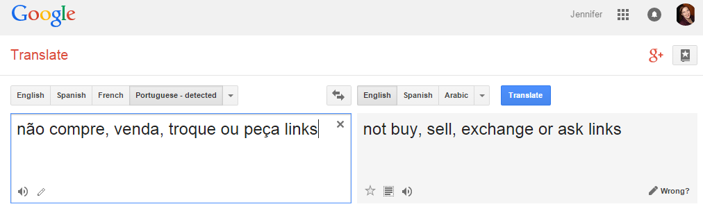 google do not buy links
