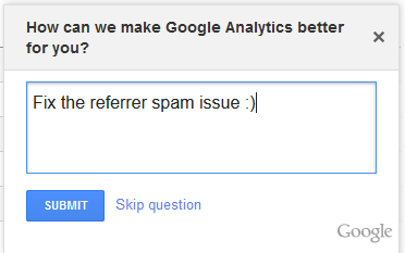 google analytics feedback4