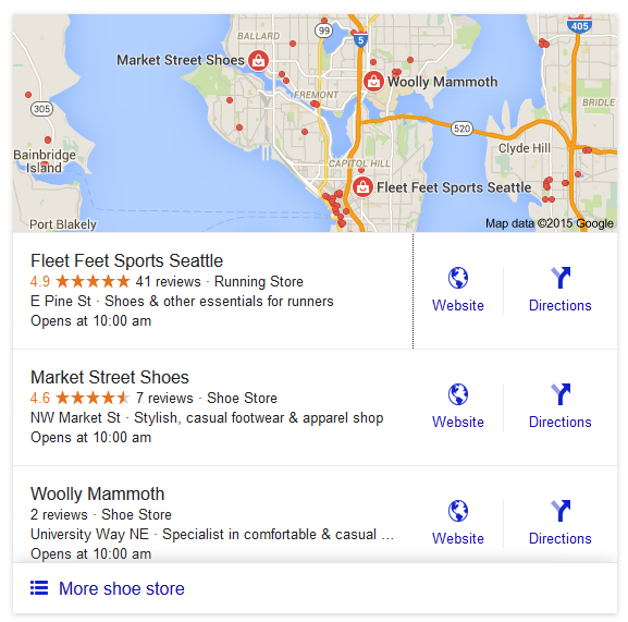 Google Showing GMB Categories in Packs & Local Search Results