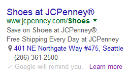 adwords remind me2 nearby