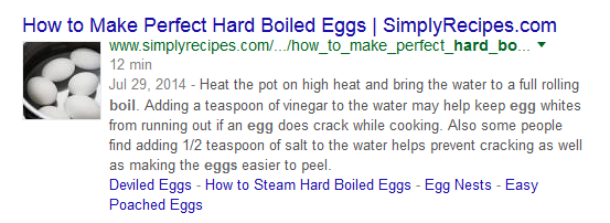 Google Testing Larger Recipe Descriptions in Search Results
