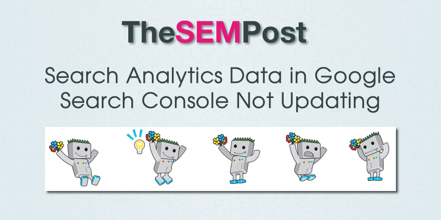 search analytics delayed