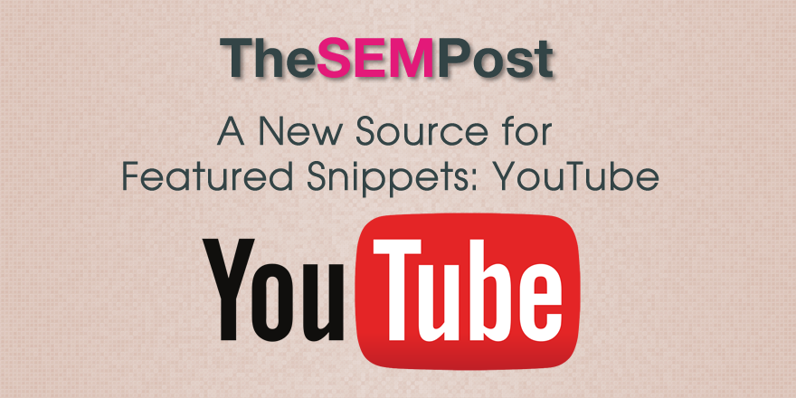 youtube featured snippets