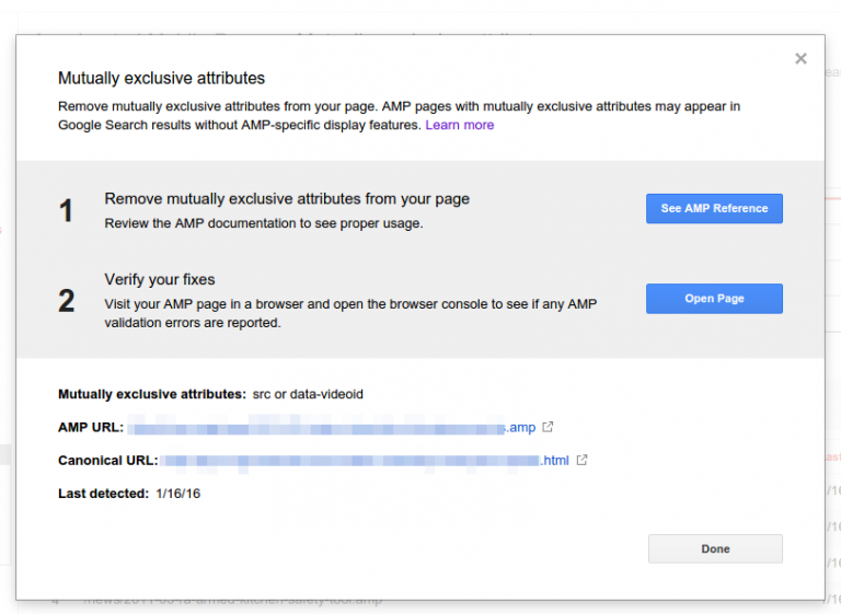 Google Search Console Launches AMP Error Reporting