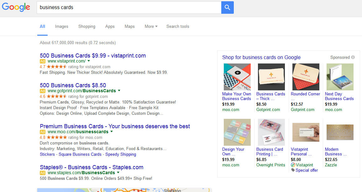 Google AdWords Switching to 4 Ads on Top, None on Sidebar