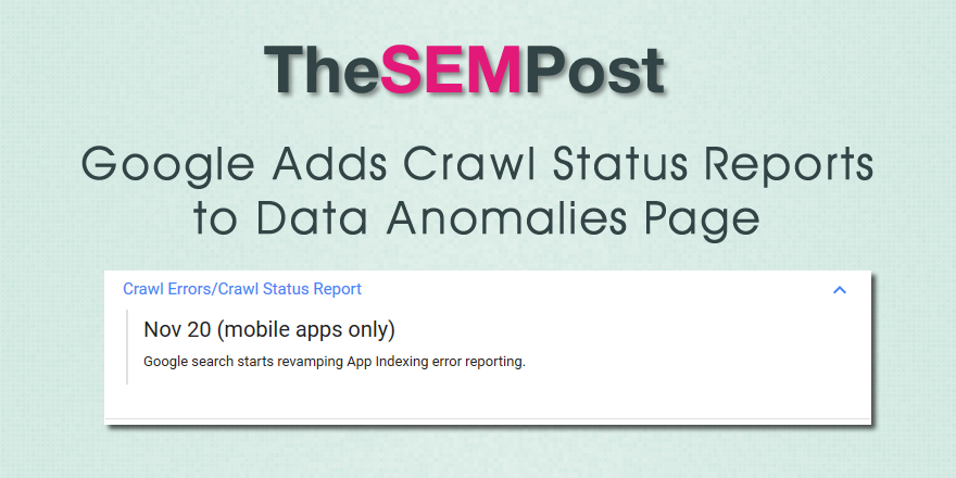 data anomalies crawl 2