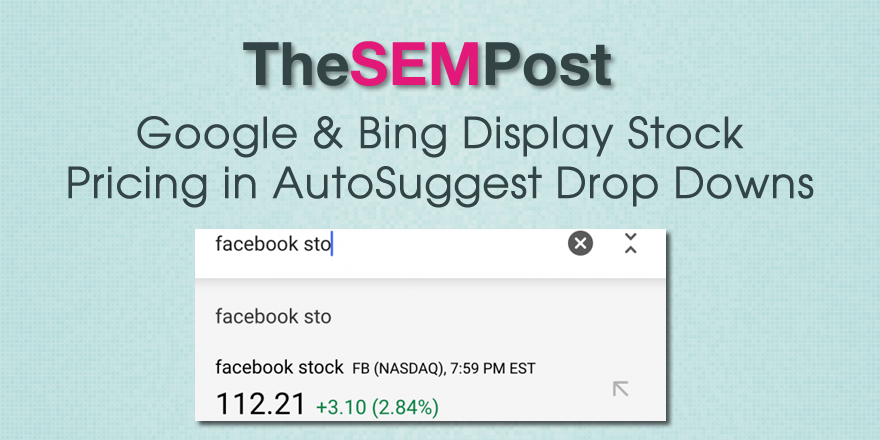 google bing stocks