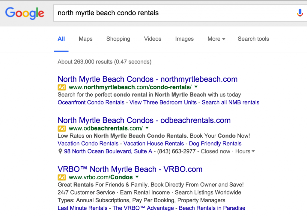 google sitelinks separator 2