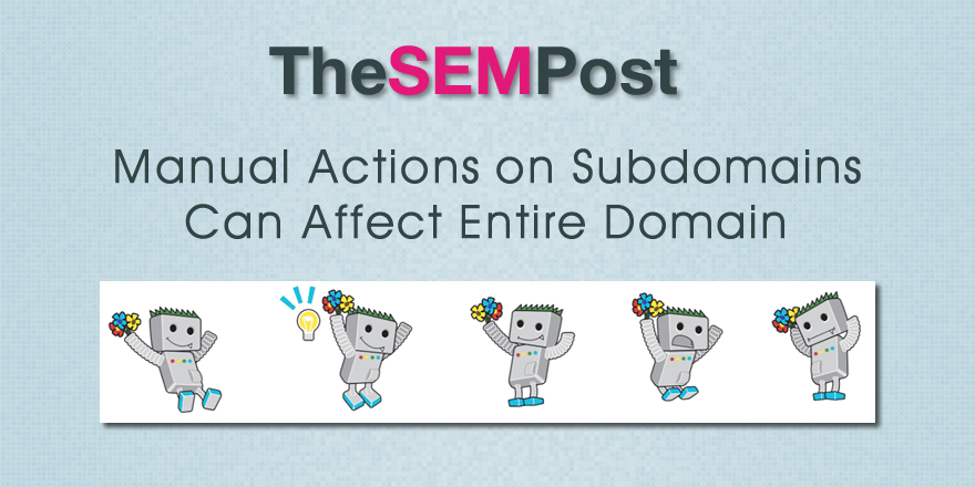 manual actions subdomains
