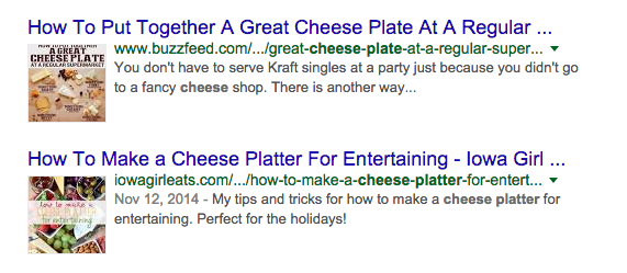 non schema recipe markup