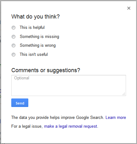 featured snippet about result2