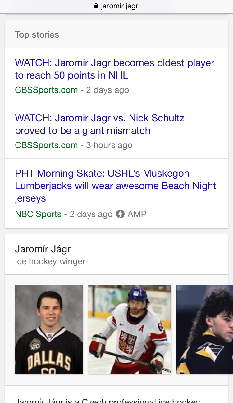 Google Showing AMP Results Outside of AMP Carousel in Search Results