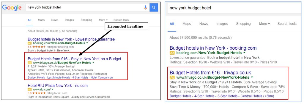 google expanded ads