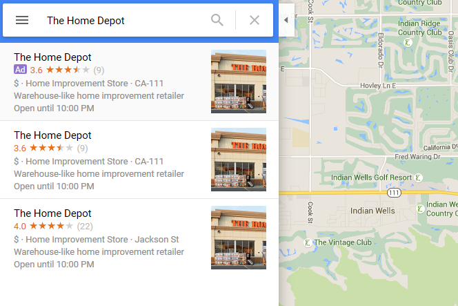 Google Testing Purple AdWords Ad Tag & Local Map Markers
