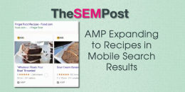 AMP Expanding to Recipes in Mobile Search Results
