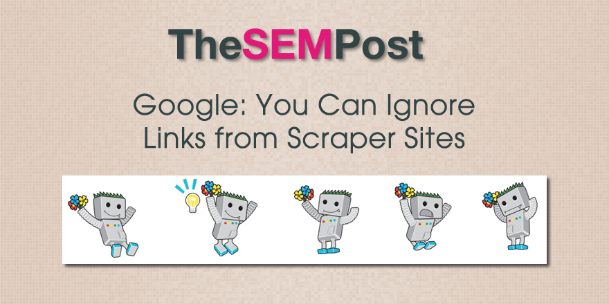ignore scraper site links