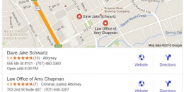 Google Testing Shadowed Stars in Local Search Results