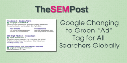 Google Officially Changes to Green Ads Tag in Google Search Results