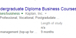 Google Displaying Data from Tables in Regular Search Results