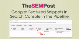 Featured Snippets Reporting in Search Analytics Pipeline