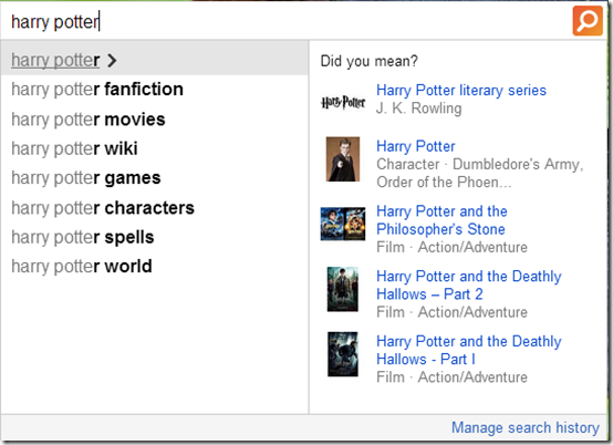 bing autosuggest thumbnail odl