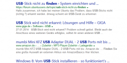 Bing Testing Site Name Only With No URL in Search Results
