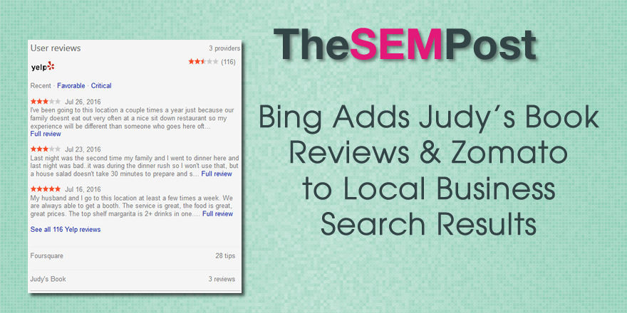 bing local judys book