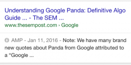 Google Bringing AMP to “Ten Blue Links” in Search Results