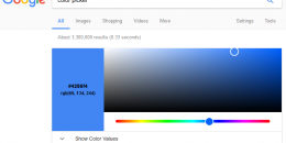 Google Adds Color Pickers to Search Results