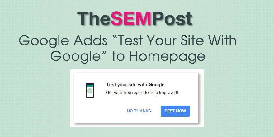 google-test-site-on-homepage