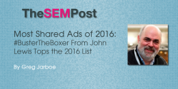 ‘#BusterTheBoxer’ from John Lewis Tops List of Most Shared Ads of 2016