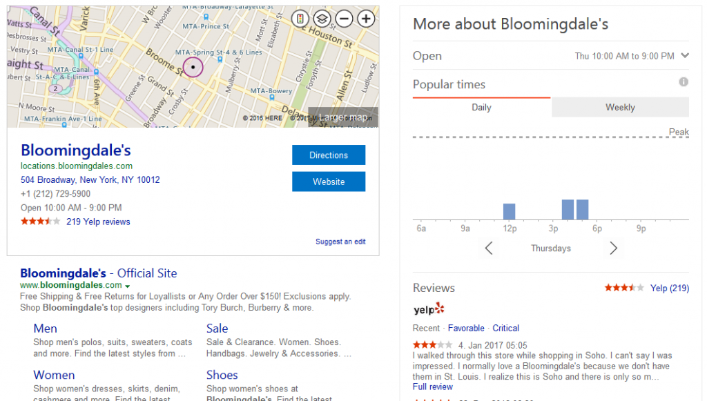 Bing Places Testing New Local Listing Redesign Adds Popular Times