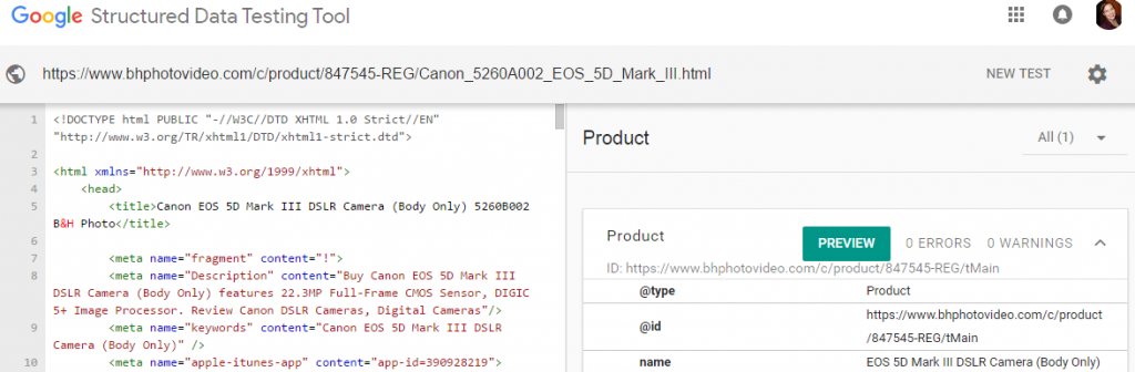 Google Adds Previews to Structured Data Testing Tool