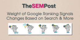 Weight of Google Ranking Signals Changes Based on Search & More