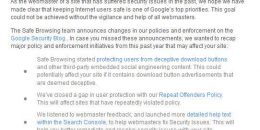 Google Sending “Safe Browsing Policy Updates” to Previously Hacked Sites